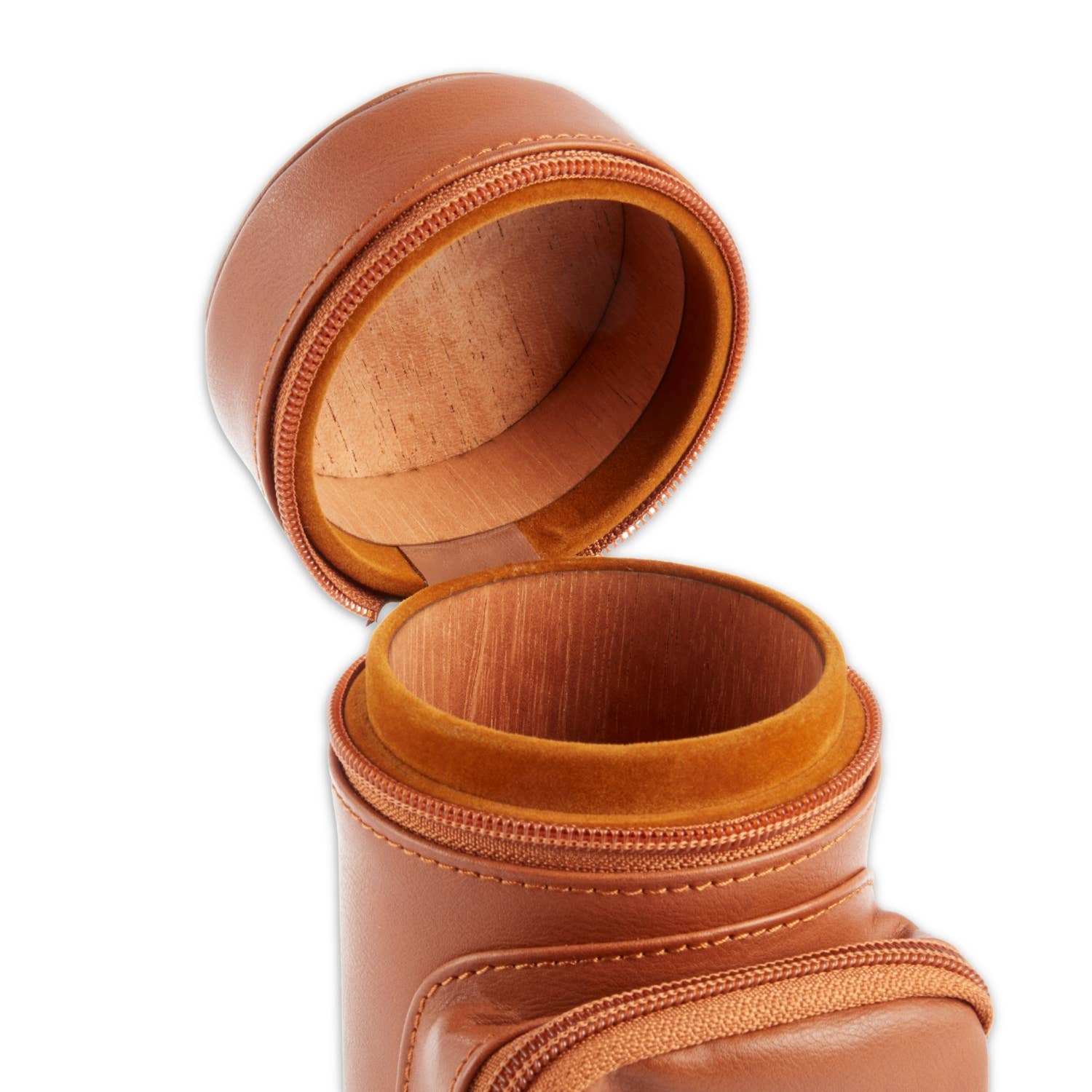 Birdie Cigar Case – Leather Golf Bag Travel Humidor