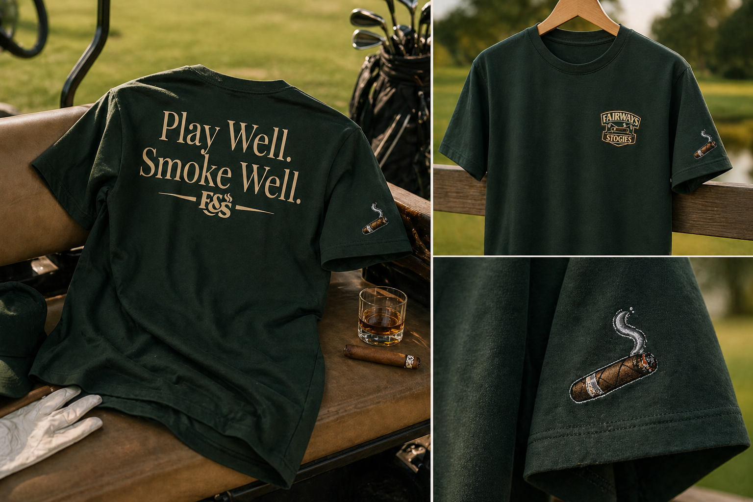 "Play Well, Smoke Well" Tee Shirt