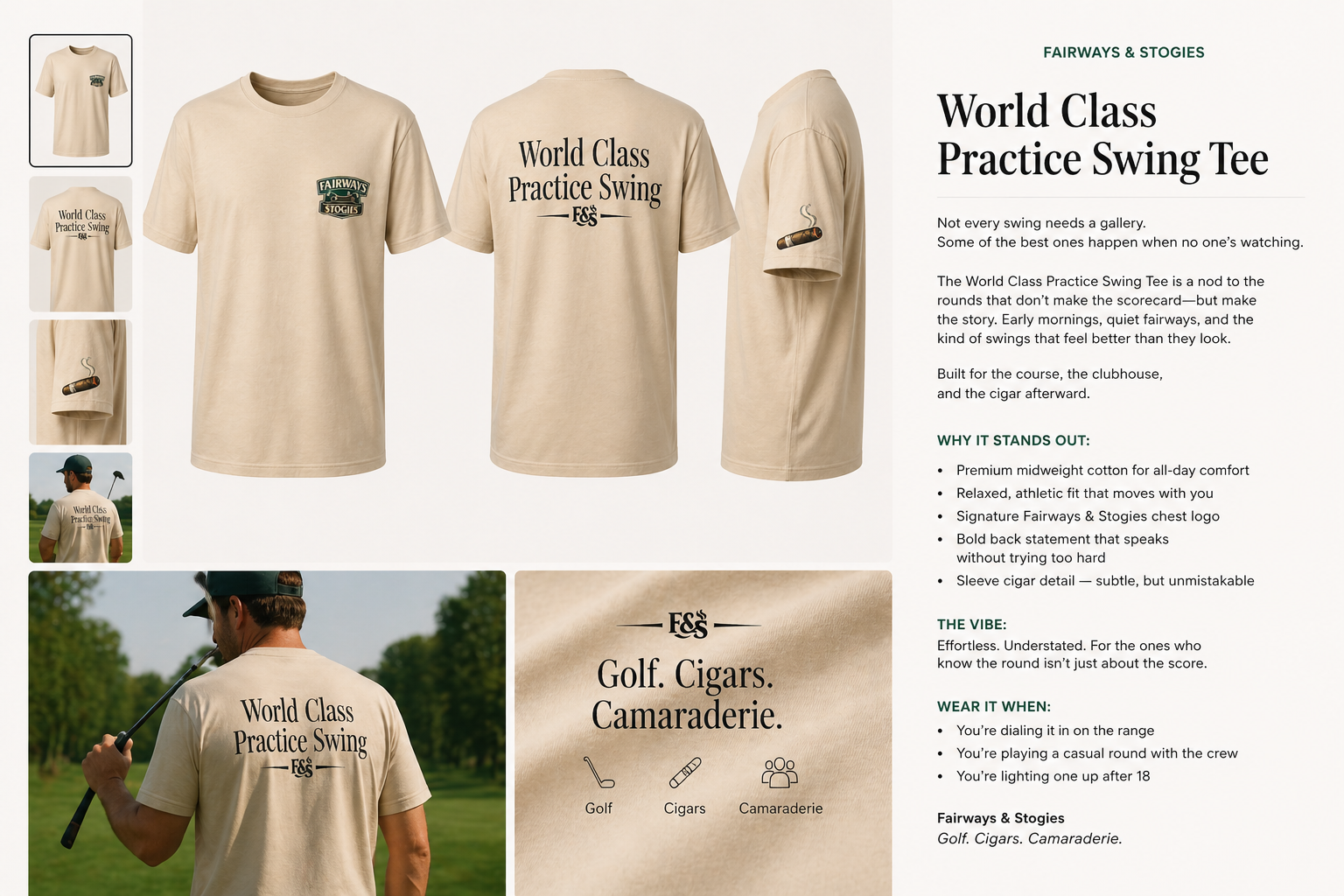 World Class Practice Swing Tee Shirt